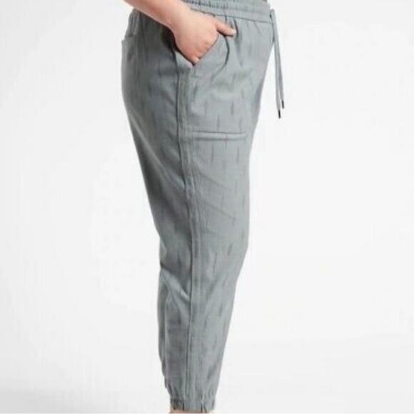 Athleta Farallon Printed Thick Jogger Spliced Majic Metropolis Grey  Size 20 - Picture 3 of 15